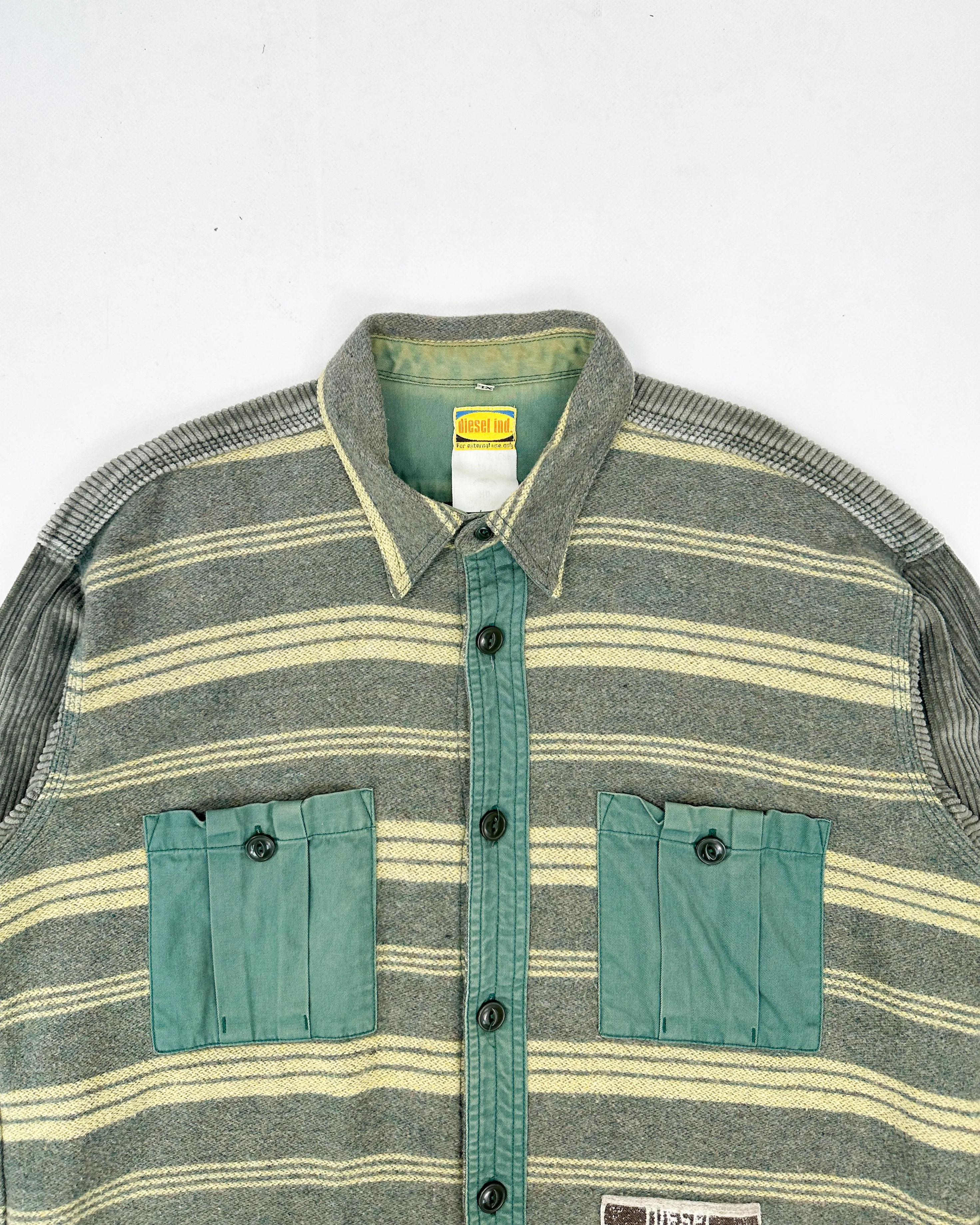 Diesel Flannel   Corduroy Over Shirt Jacket 2006