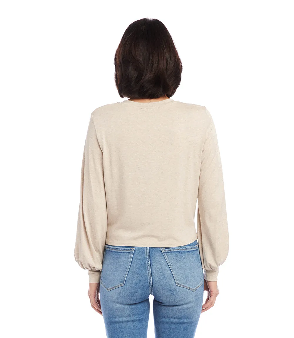 Drape Front Top