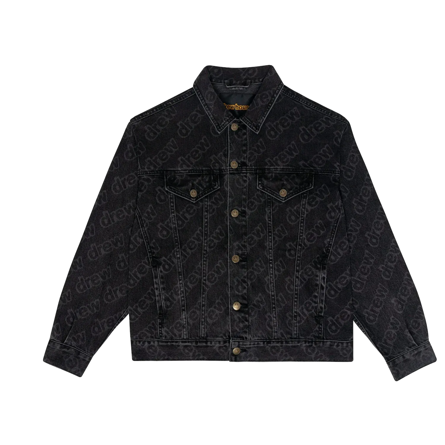 Drew house oversized trucker jacket black secret repeat