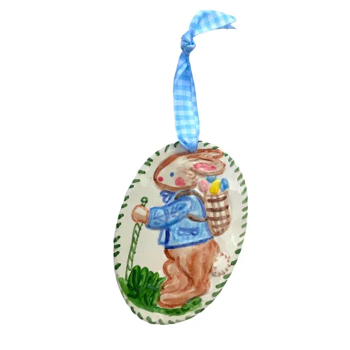 Easter Ornament- Bunny with Basket