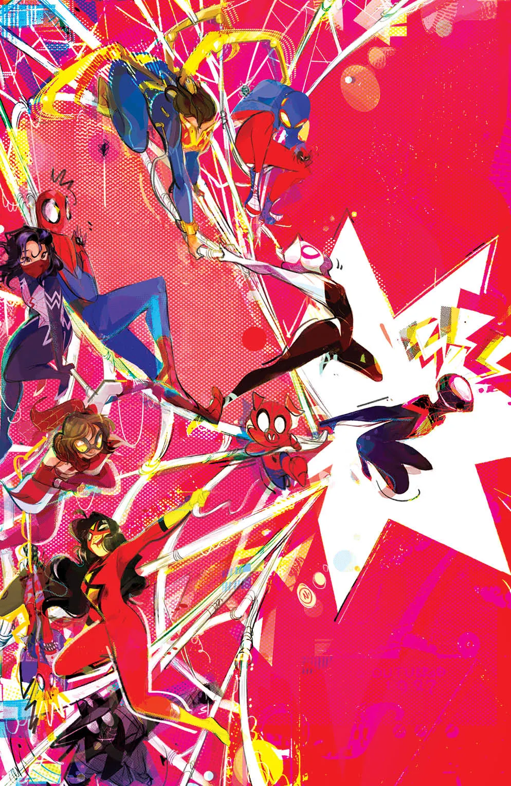 EDGE OF SPIDER-VERSE 1 NICOLETTA BALDARI VIRGIN VARIANT
