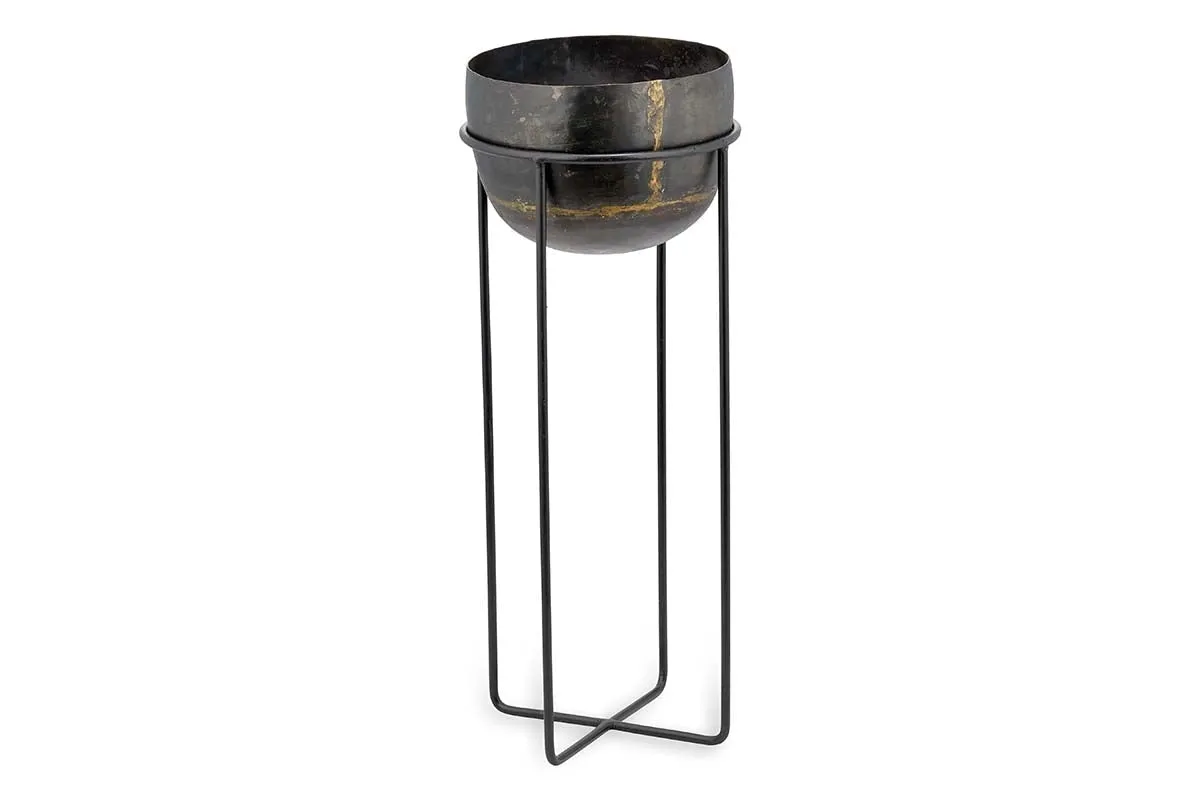 Endo Reclaimed Iron Planter Stand