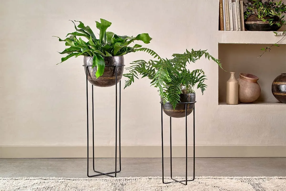 Endo Reclaimed Iron Planter Stand