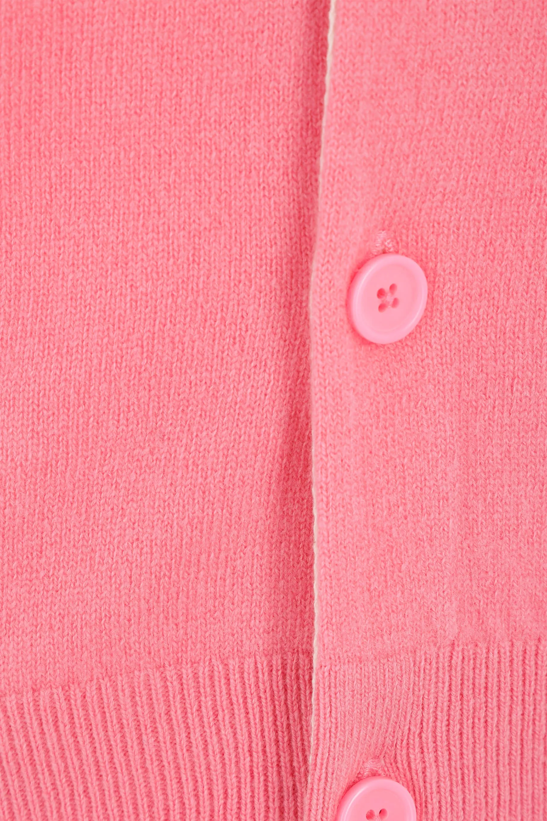 Face Logo embellishment wool cardigan