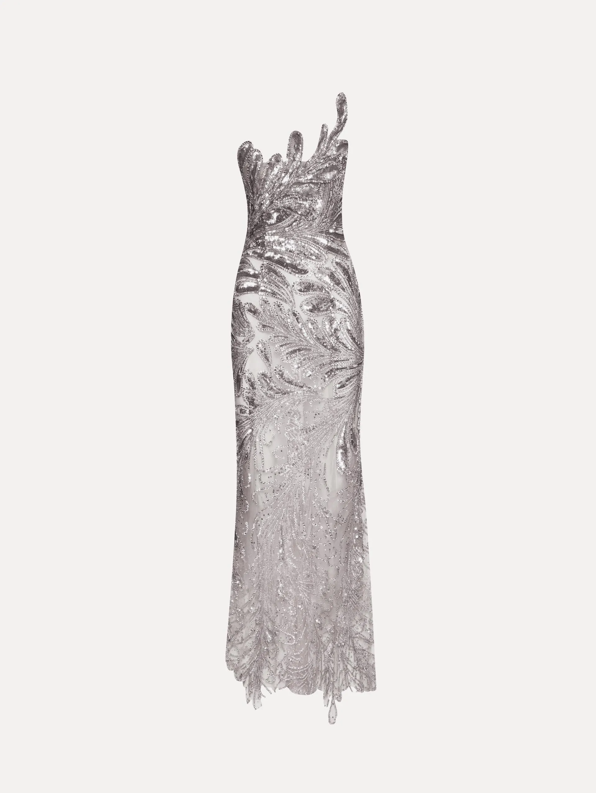 Fern Crystal Embroidered Gown