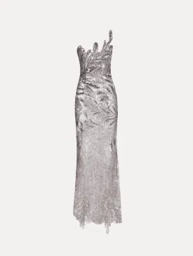 Fern Crystal Embroidered Gown