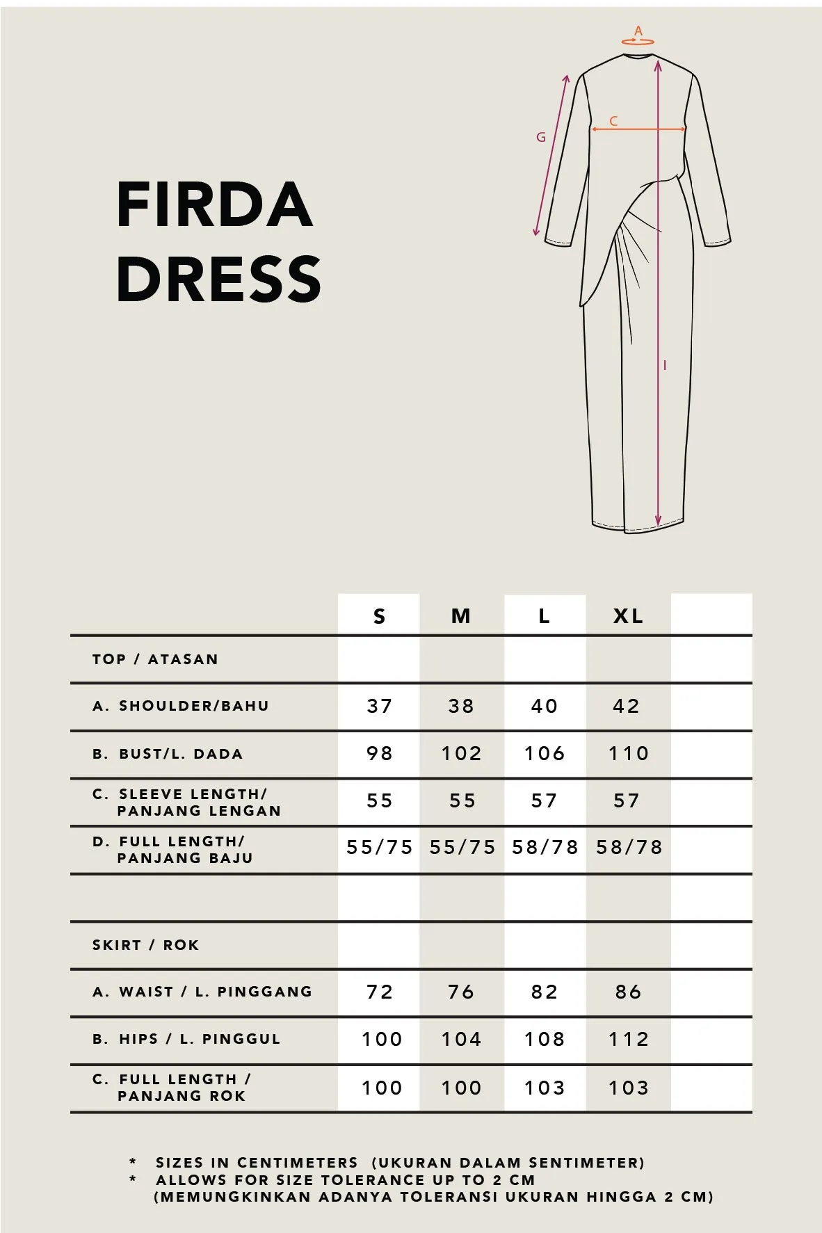 FIRDA DRESS BEIGE