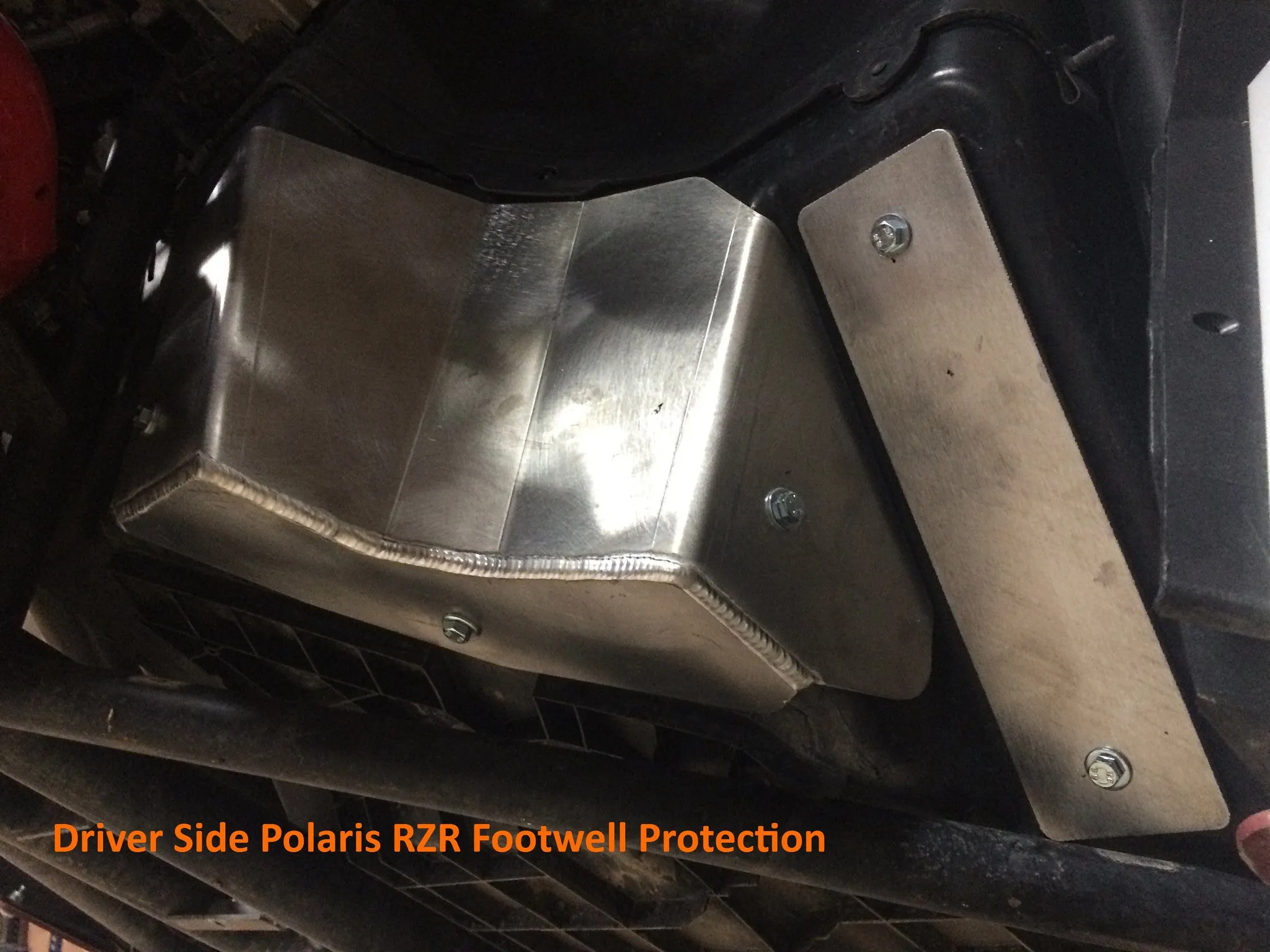 Footwell Skid Plate Set  |  Polaris RZR XP 1000 Trails and Rocks