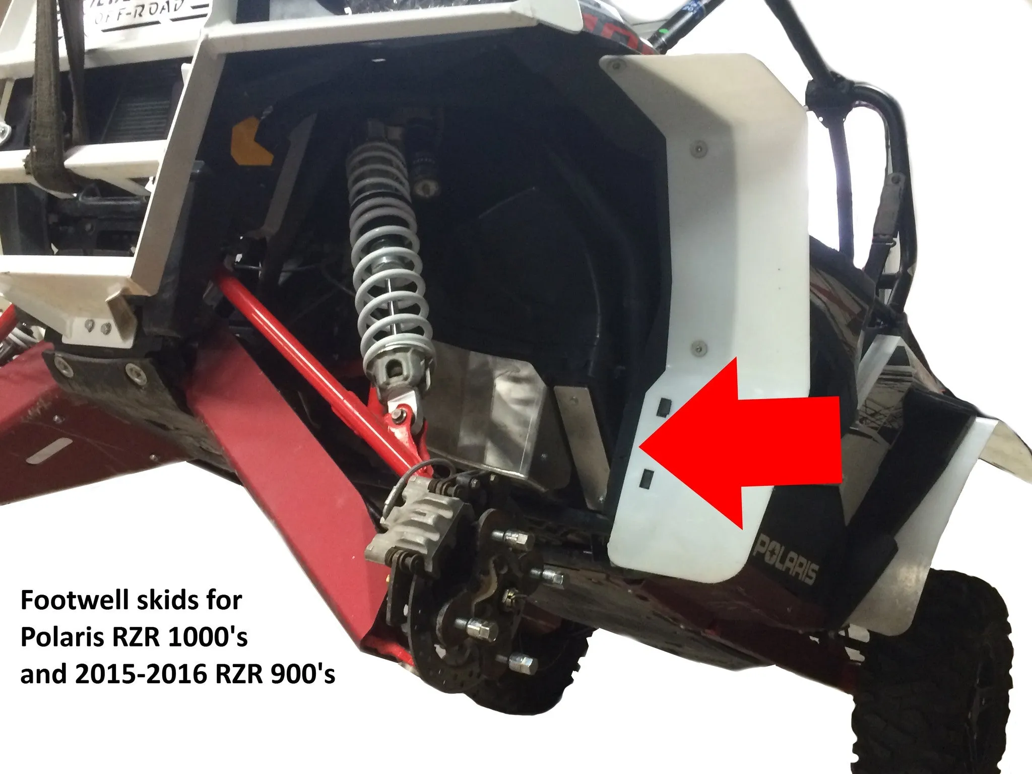 Footwell Skid Plate Set  |  Polaris RZR XP-4 1000