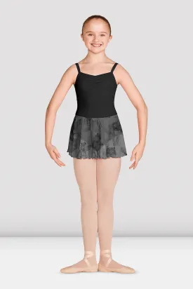Girls Jasmine Print Camisole Skirted Leotard