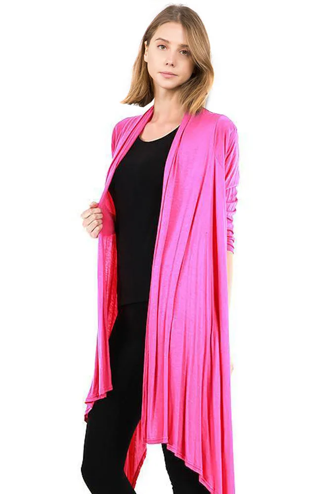 GPW250 Sleeved Long Vest Cardigan