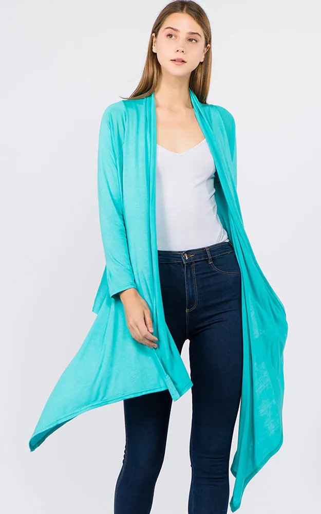 GPW250 Sleeved Long Vest Cardigan