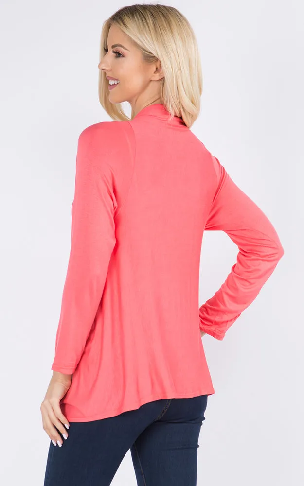 GPW250 Sleeved Long Vest Cardigan