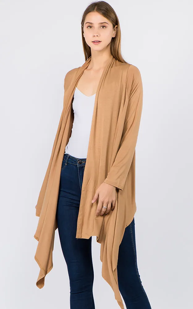 GPW250 Sleeved Long Vest Cardigan