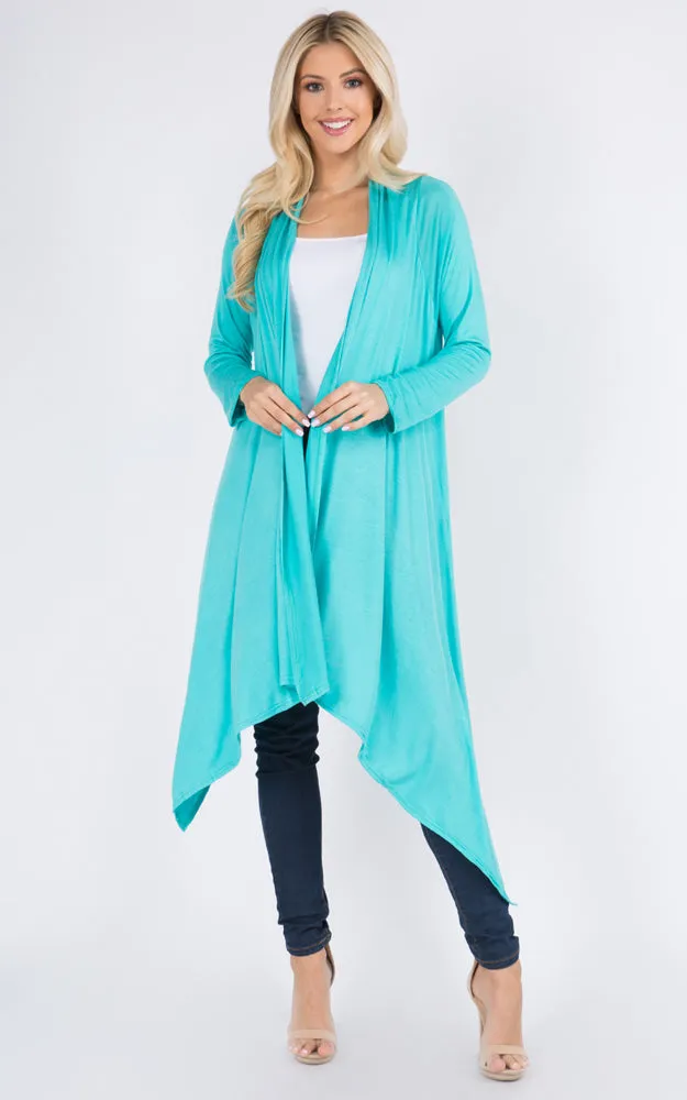 GPW250 Sleeved Long Vest Cardigan