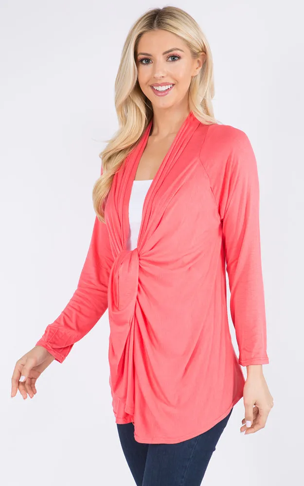 GPW250 Sleeved Long Vest Cardigan