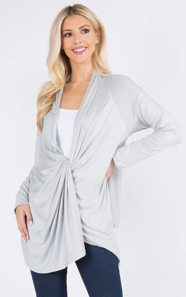 GPW250 Sleeved Long Vest Cardigan