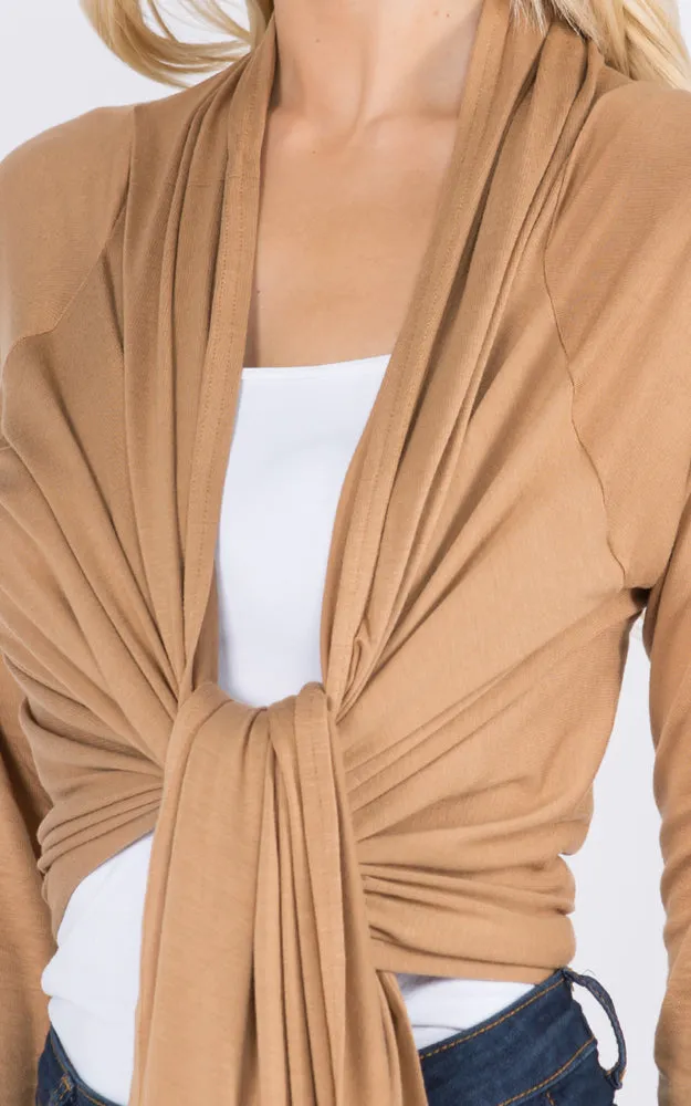 GPW250 Sleeved Long Vest Cardigan