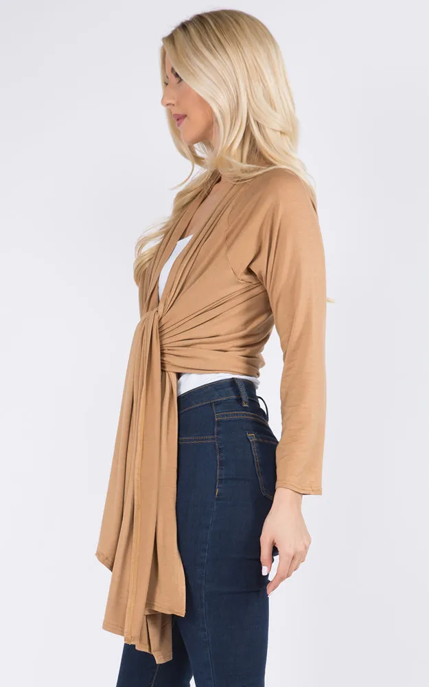 GPW250 Sleeved Long Vest Cardigan