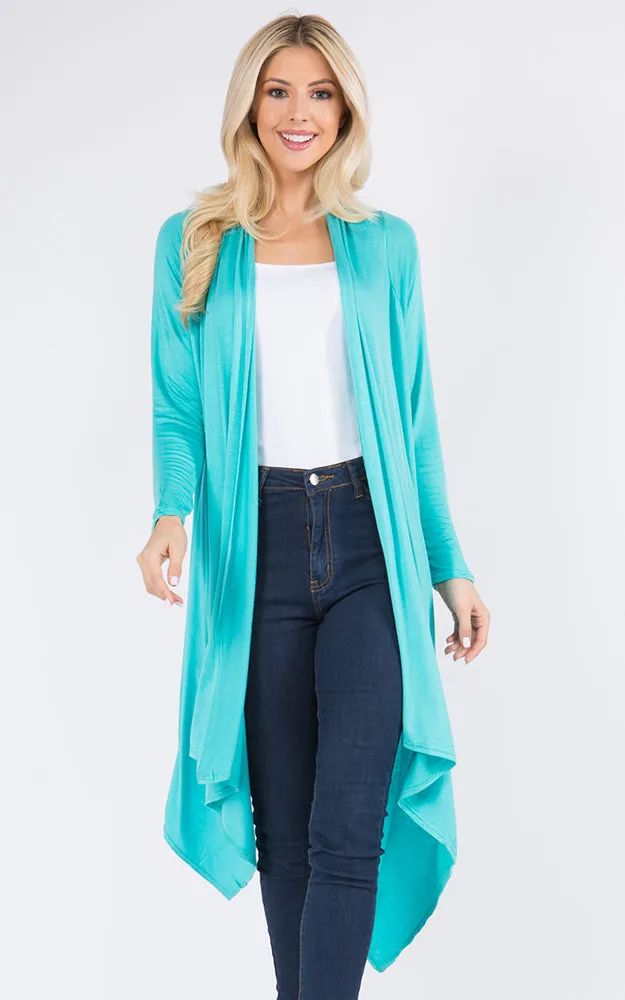 GPW250 Sleeved Long Vest Cardigan