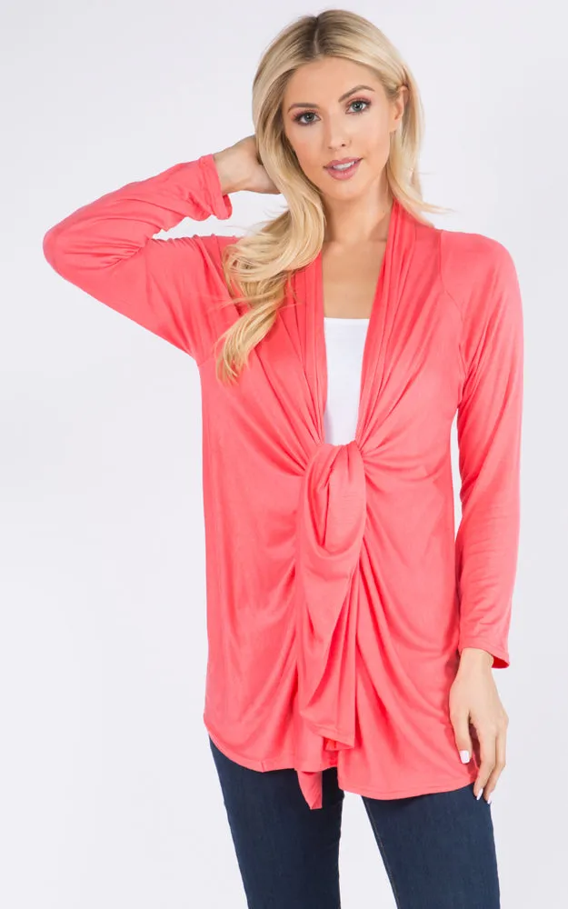 GPW250 Sleeved Long Vest Cardigan