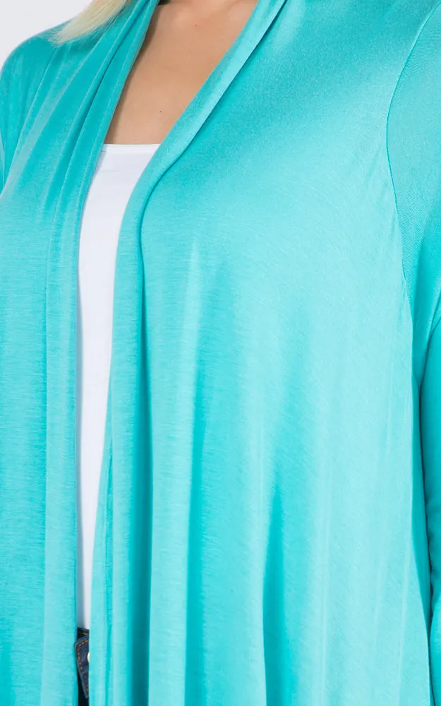 GPW250 Sleeved Long Vest Cardigan