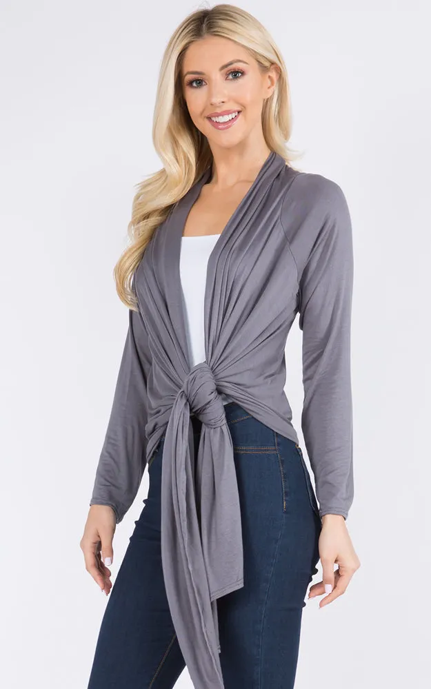 GPW250 Sleeved Long Vest Cardigan