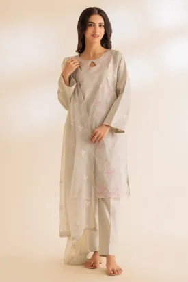 GREY-CAMBRIC-3 PIECE (SS5243P46) BIN 24 R15
