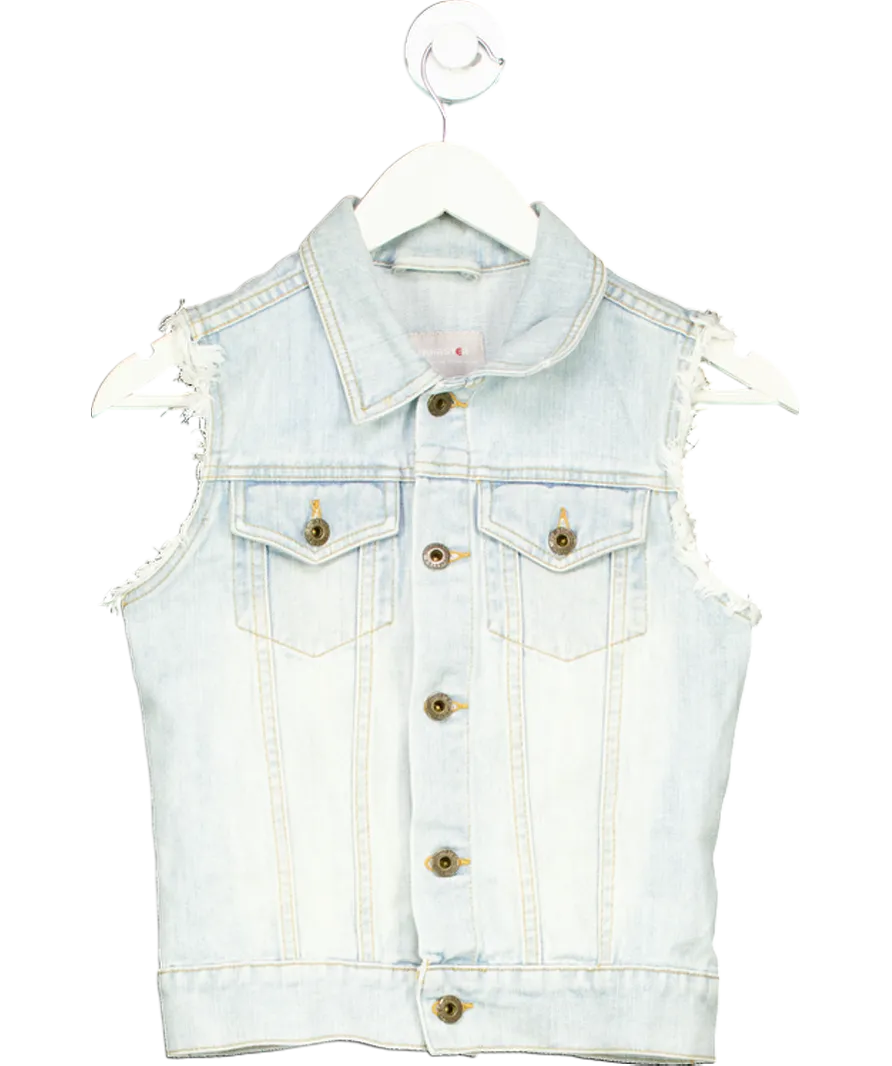 H&M Blue Denim  Button Up waistcoat 13 Years