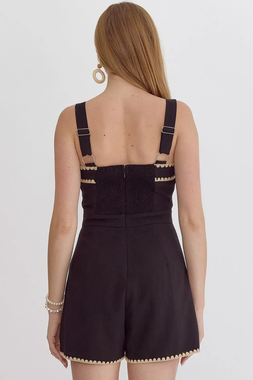 Harlie Ric Rac Romper