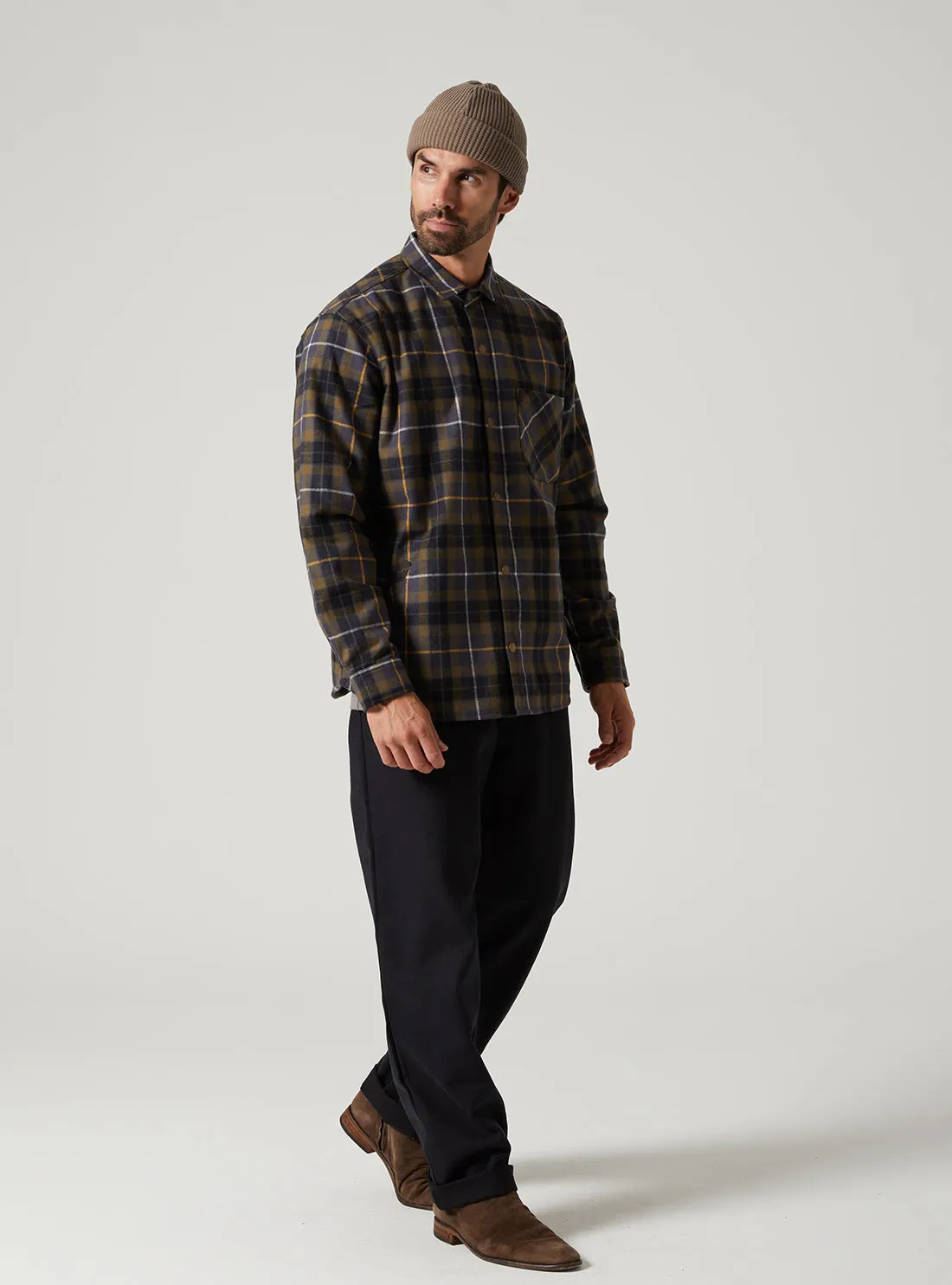 Heartwood Overshirt - Olympic Flannel