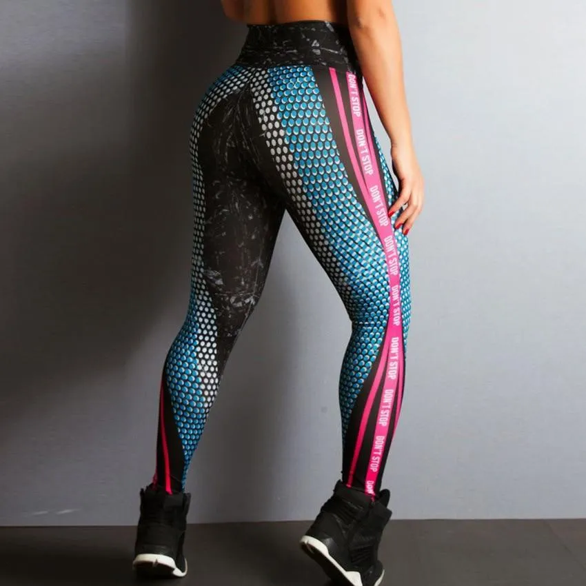 High Waist Elastic Push Up Leggings