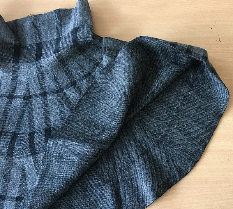 High Waist Short Mini Pleated Wool Plaid Women's Skirts
