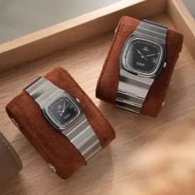 His and Hers Omega Seamaster Ceramic Black Tulip Watch Set