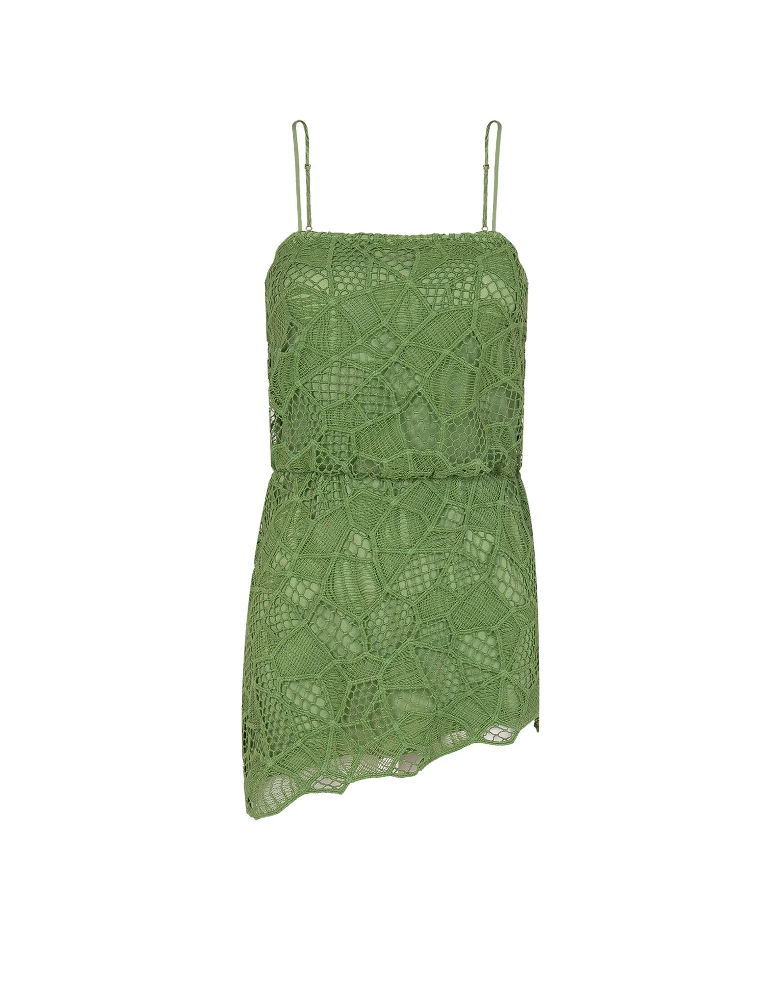 Hollie Short Dress - Aloe
