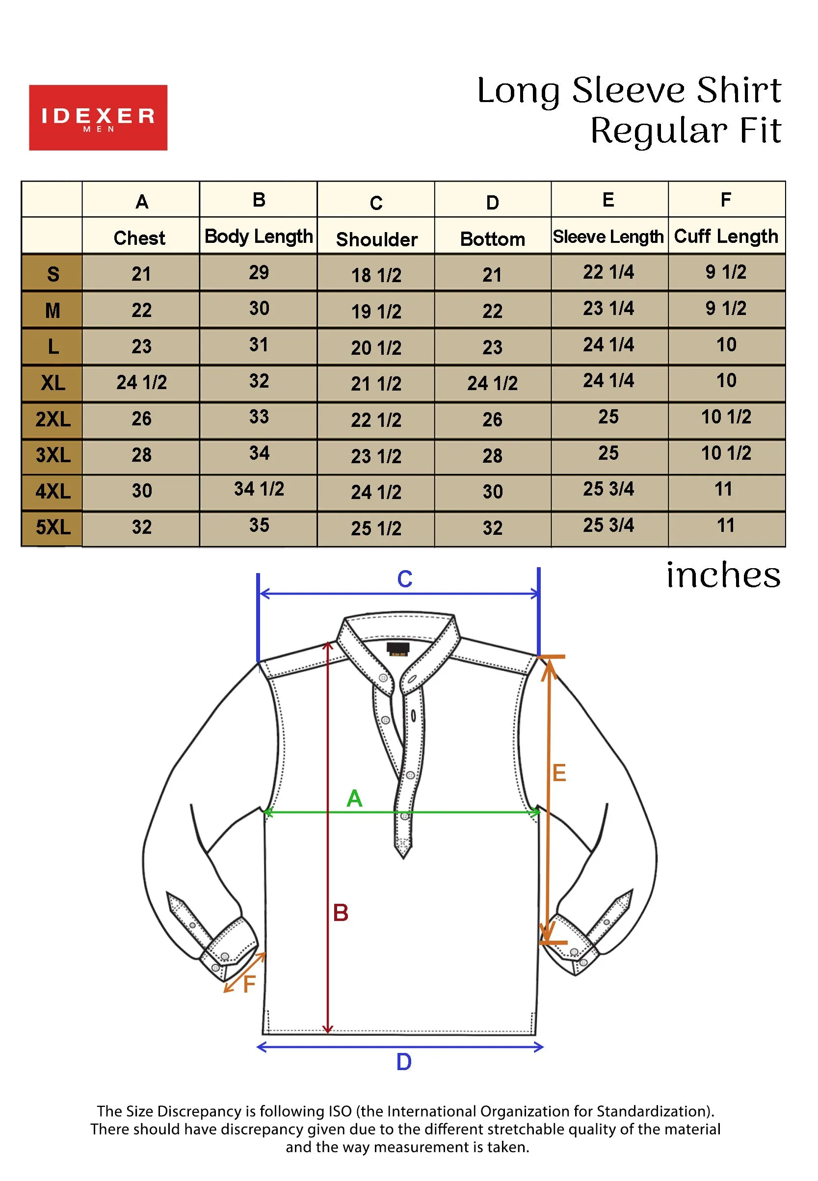 IDEXER MANDARIN LONG SLEEVE SHIRT [REGULAR FIT] ID0262