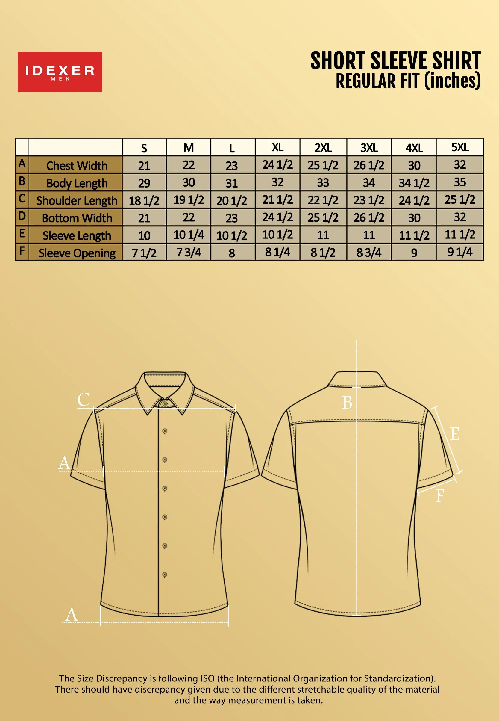 IDEXER SHORT SLEEVE SHIRT [REGULAR FIT] ID0220