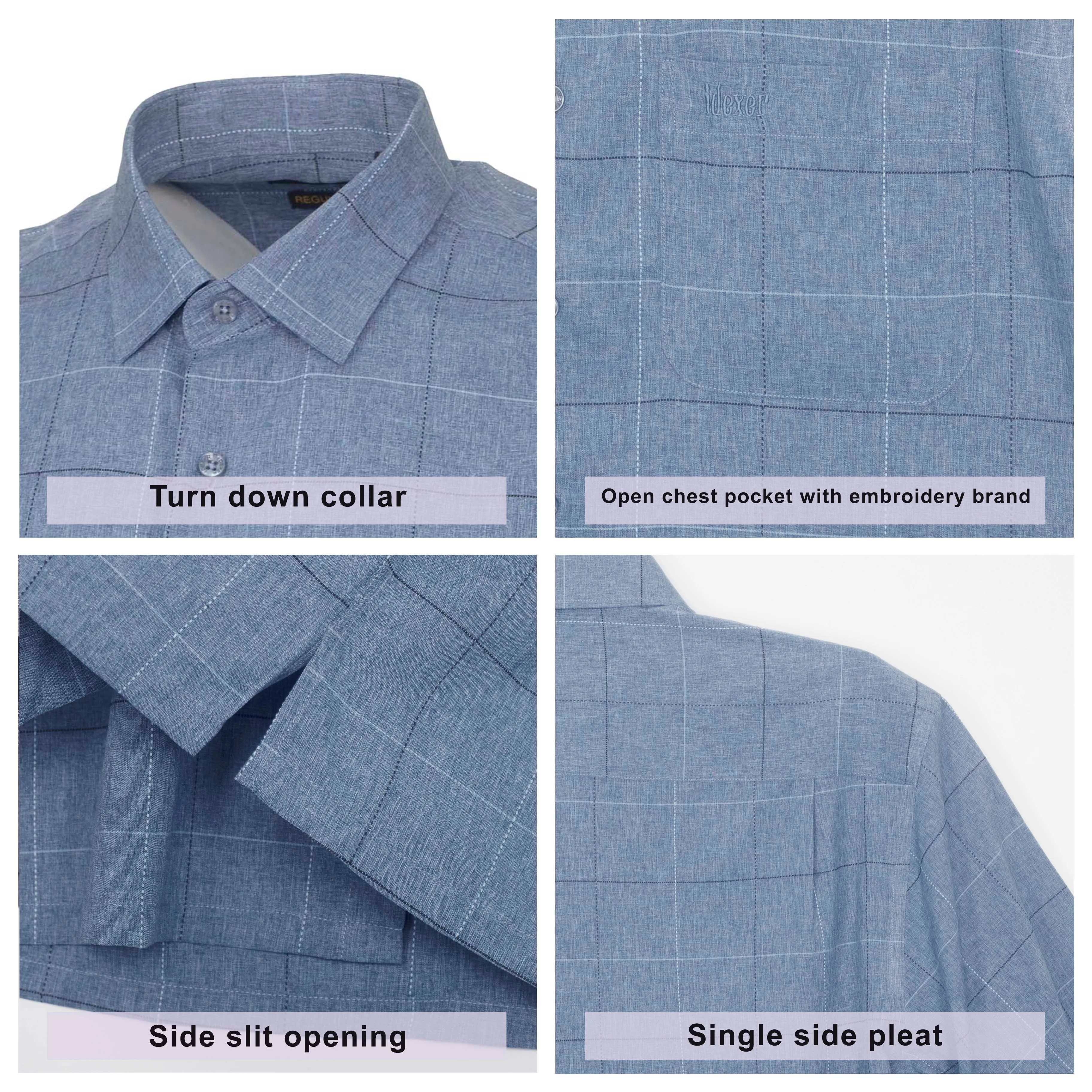 IDEXER SHORT SLEEVE SHIRT [REGULAR FIT] ID0228