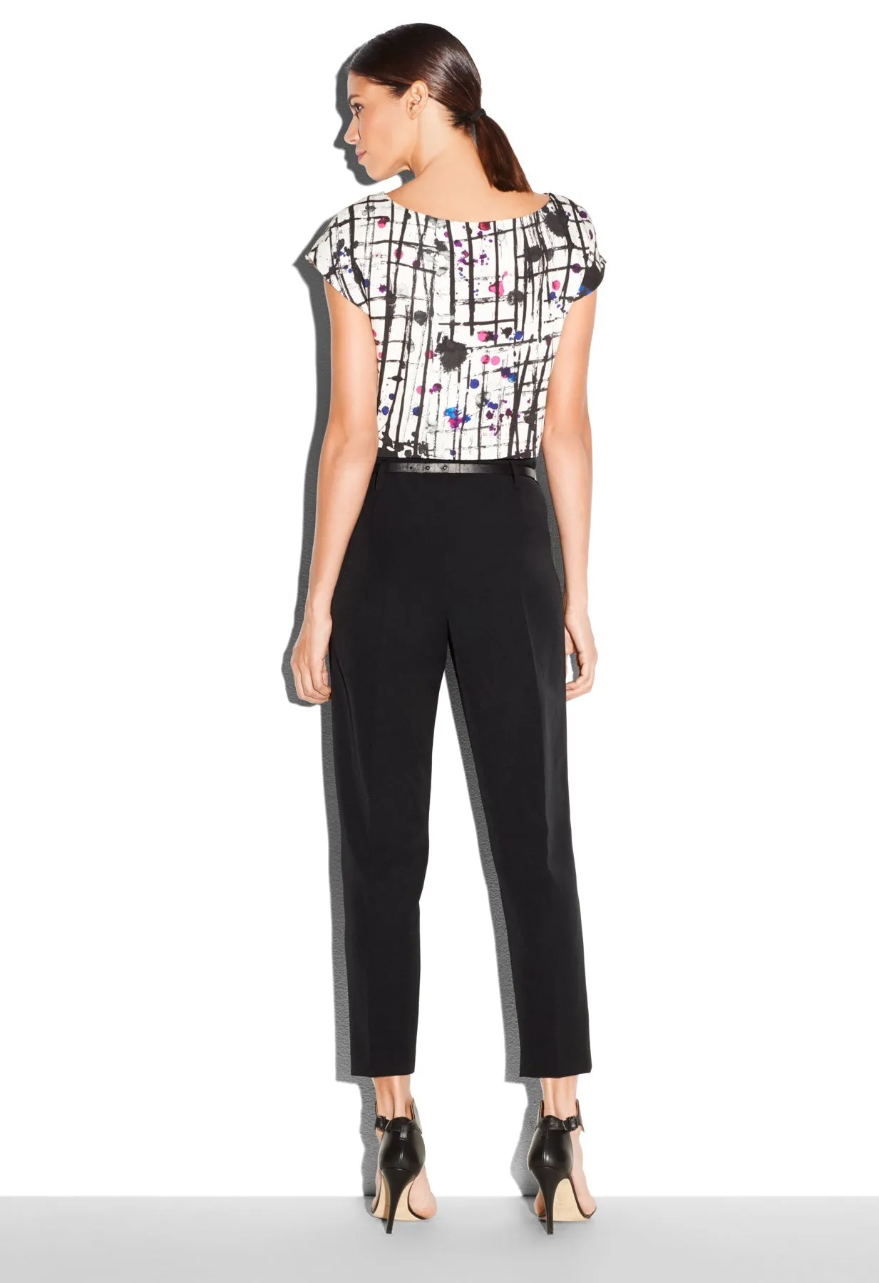 Italian Cady Stretch Paperbag Trouser
