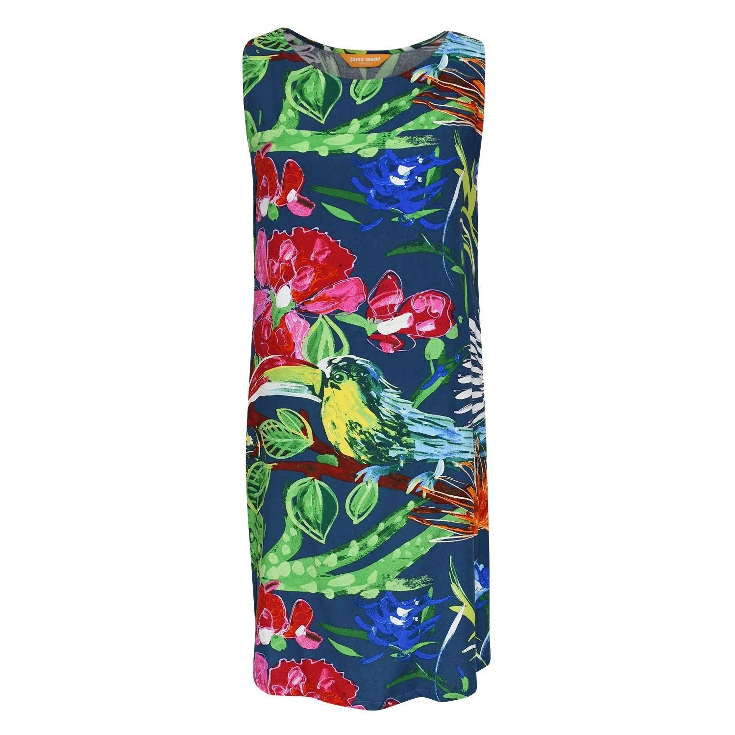 Jackie Dress - Coral Abyss Navy