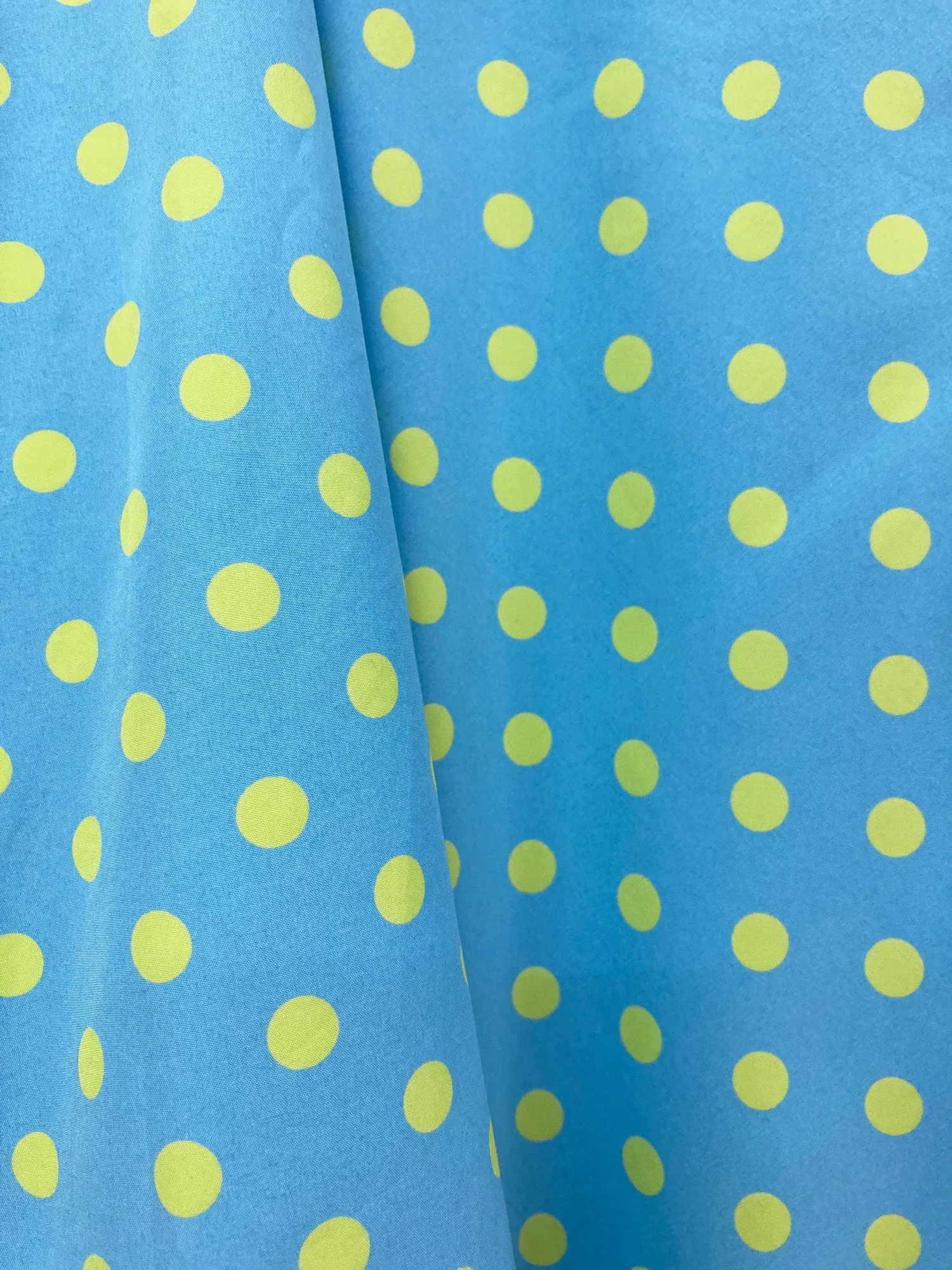 Junya Watanabe Comme des Garcons SS2000 blue poly spotted reversible skirt - M