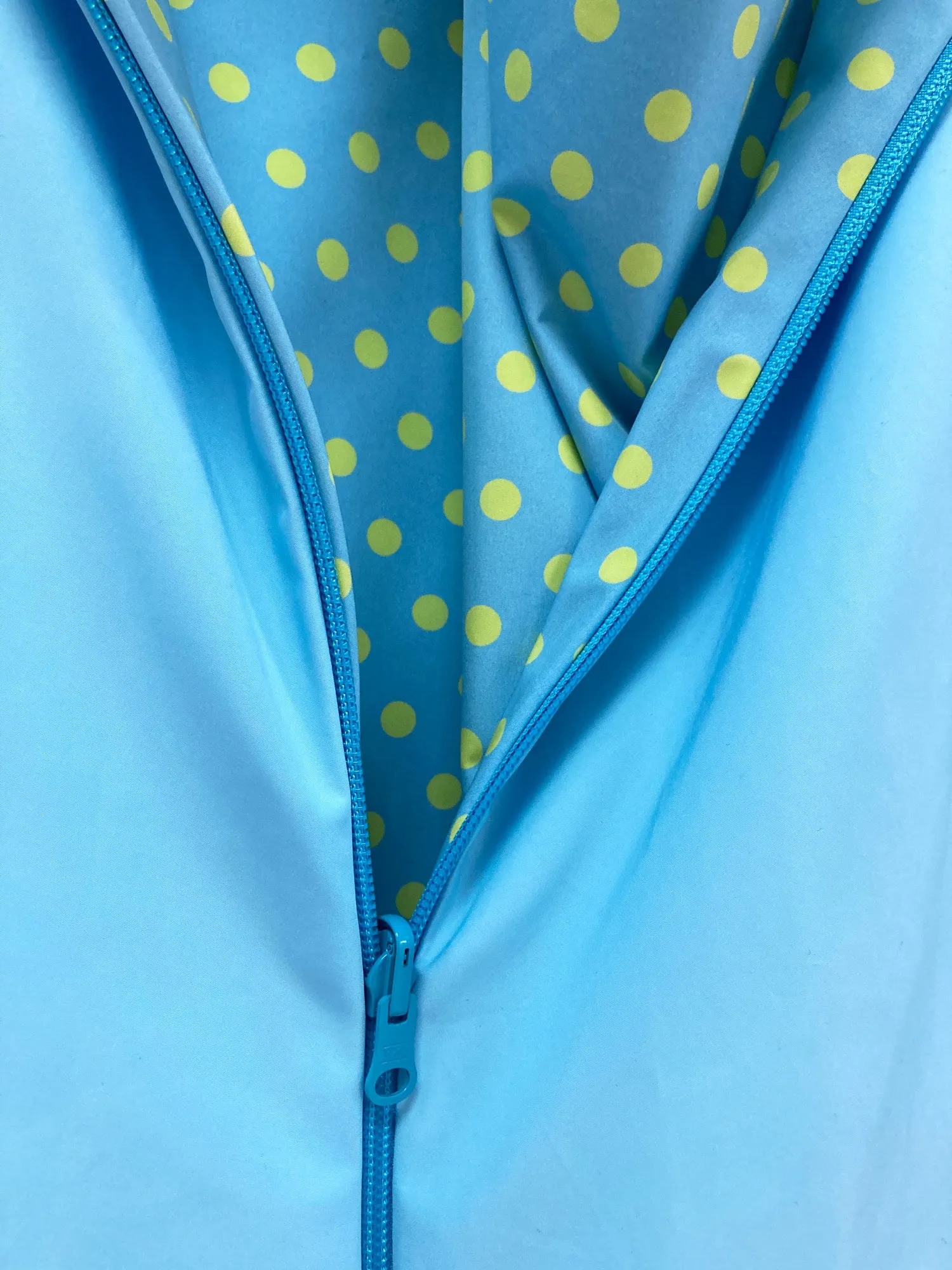Junya Watanabe Comme des Garcons SS2000 blue poly spotted reversible skirt - M