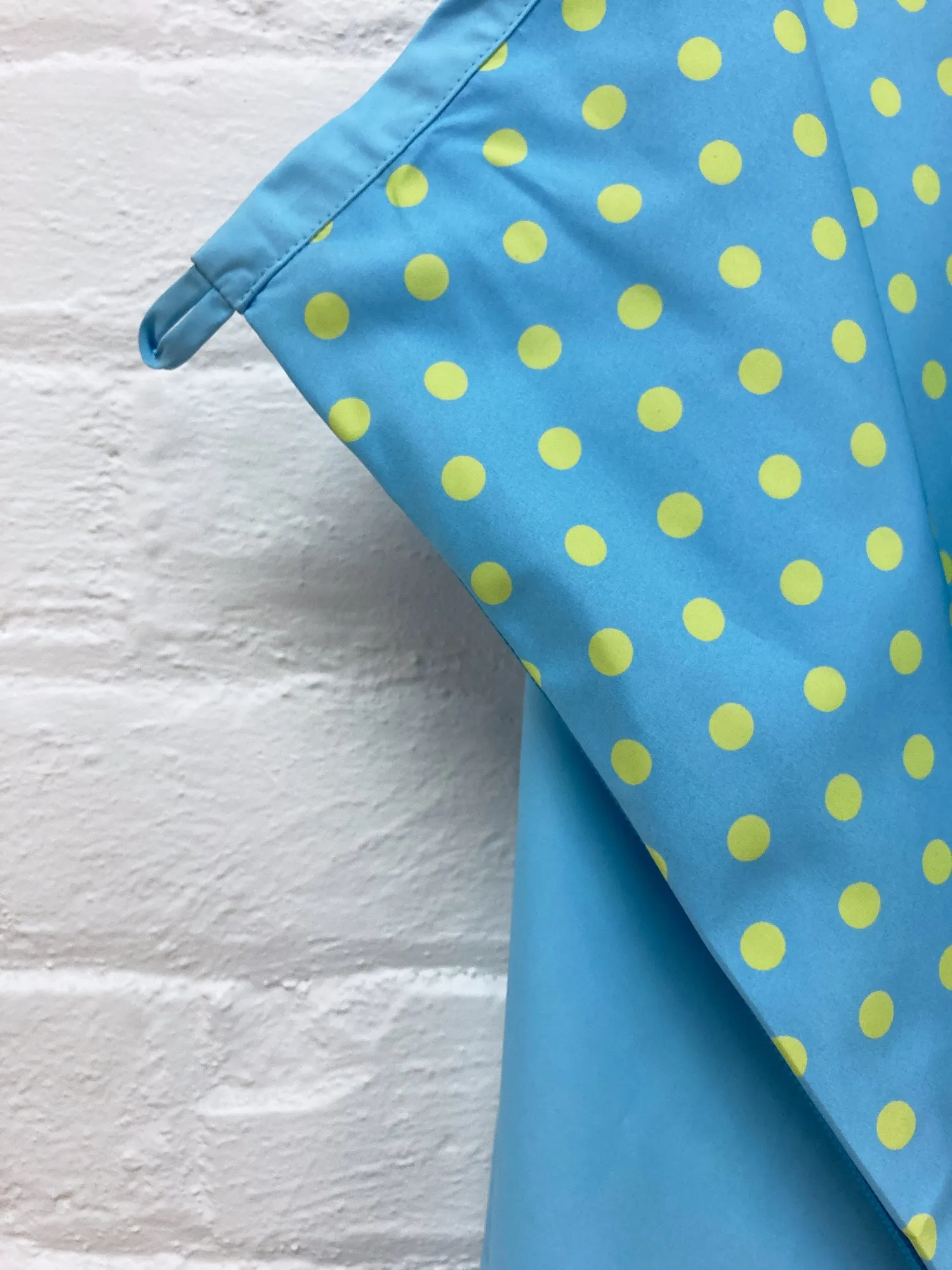 Junya Watanabe Comme des Garcons SS2000 blue poly spotted reversible skirt - M