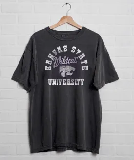 KSU Wildcats Draft Charcoal Thrifted Tee