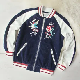 La Fleur Velvet Bomber Jacket (wholesale)