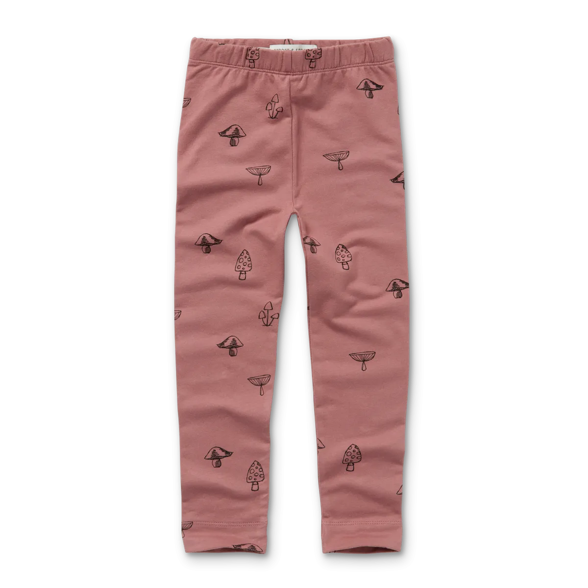 Legging Mushrooms Print – misty rose