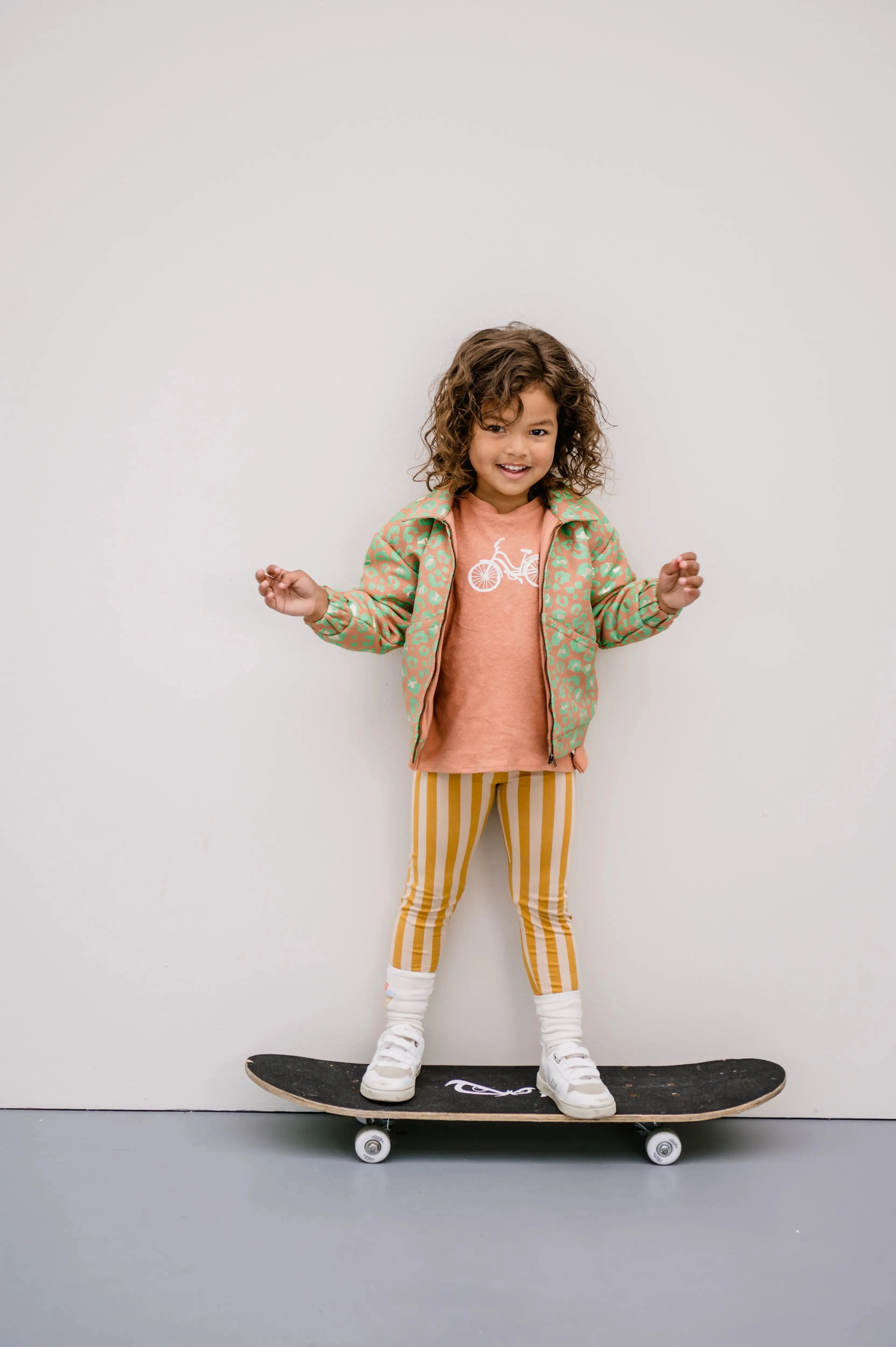 Legging Stripe Print – biscotti yellow