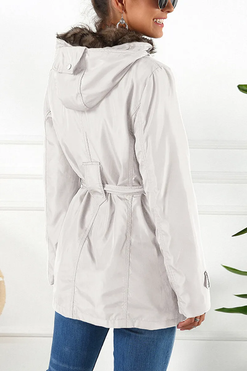 Lined Parka Jacket with Hood
