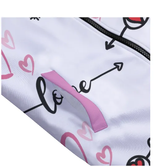 Love in Motion Kid's Stand-up Collar Sleeveless Jacket