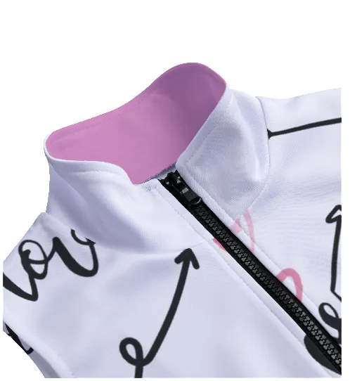 Love in Motion Kid's Stand-up Collar Sleeveless Jacket